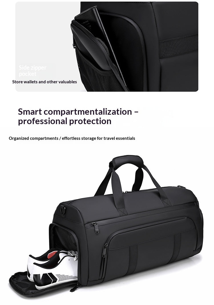 Portable Folding Chair & Trolley Bag with Dry‑Wet Separation for Swimming & Sports