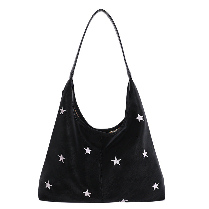 Five-Pointed Star Commuter Tote – Compact Reusable Shopping Bag