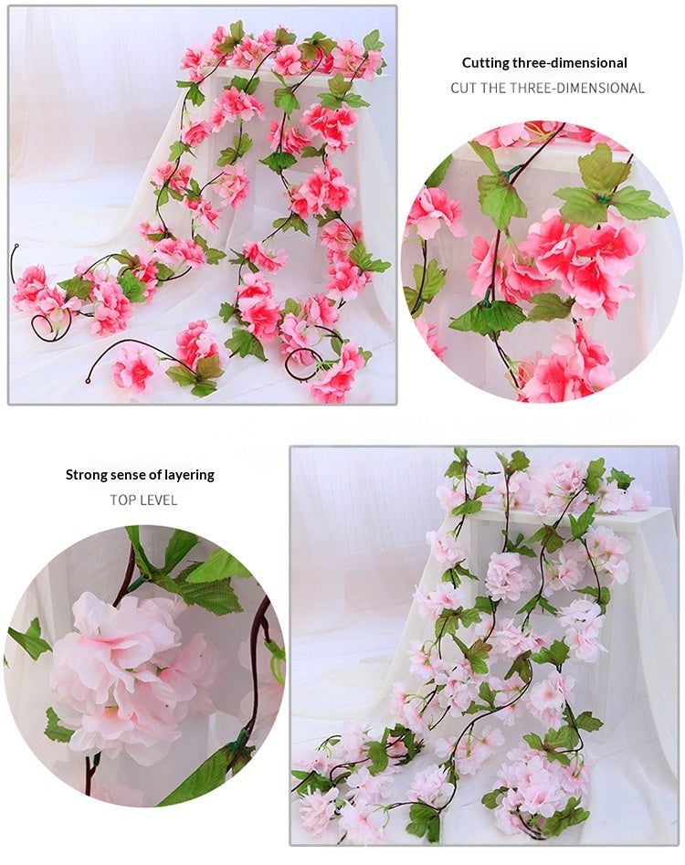 Artificial Cherry Blossom Vines – Elegant Home & Wedding Decor