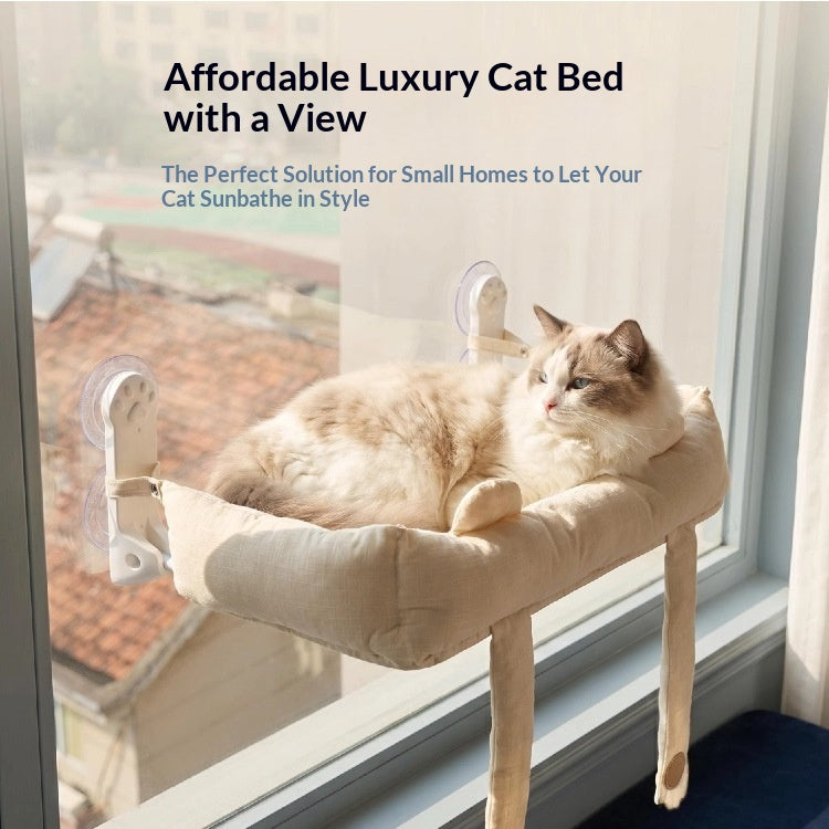 Foldable Cat Hammock with Powerful Suction Cups