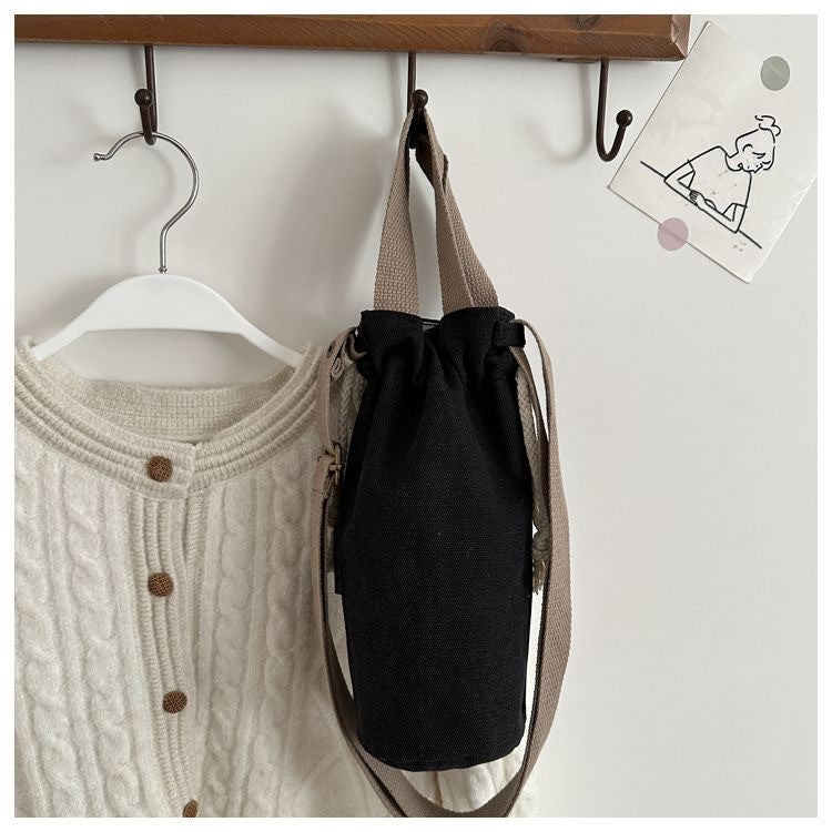 Compact Travel Shoe Bag – Portable Drawstring Water Bottle Tote