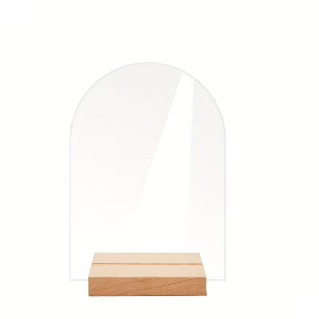 Clear Acrylic Table Card Stand – Adjustable Laptop Display
