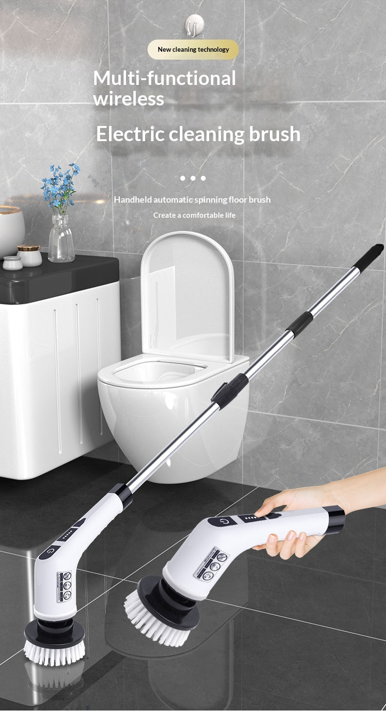 Compact Reusable Silicone Dish Brush – 7‑in‑1 Cordless Cleaning Power