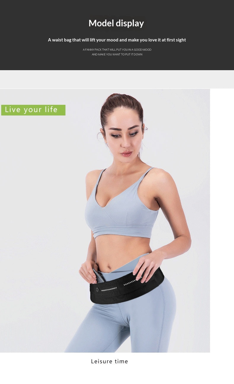 Portable Beverage Cooler Pouch – Light, Invisible Waist Bag for Running