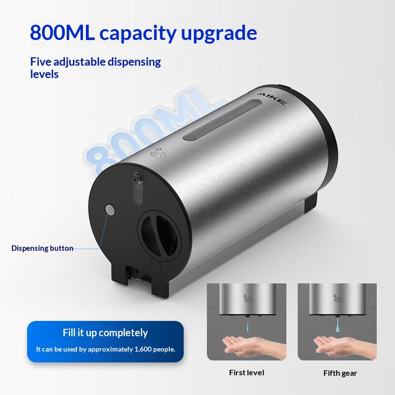 Punch-free Wall-mounted Stainless Steel Sensor Soap Dispenser