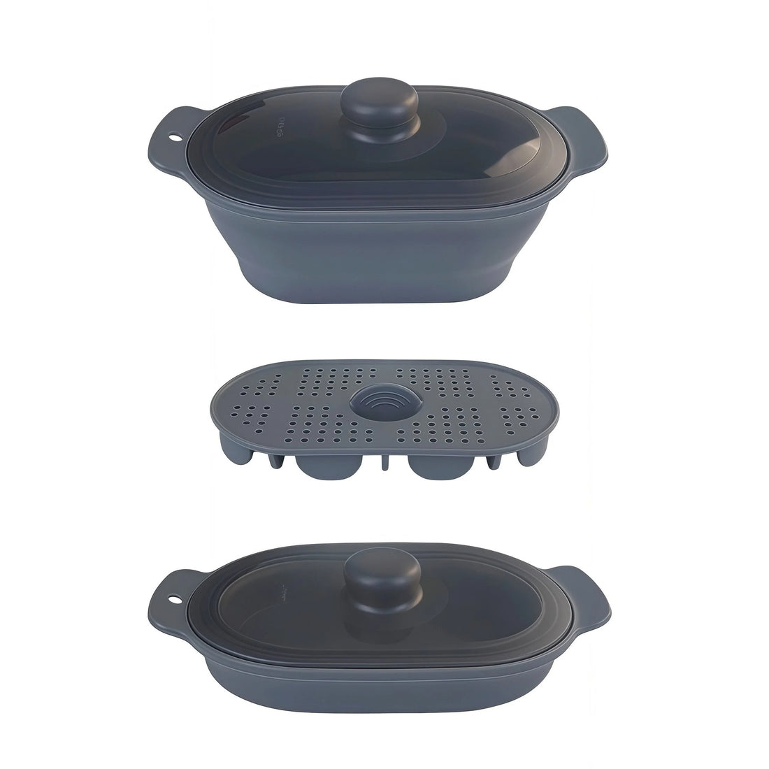 Silicone Foldable Microwave Vegetable Steamer