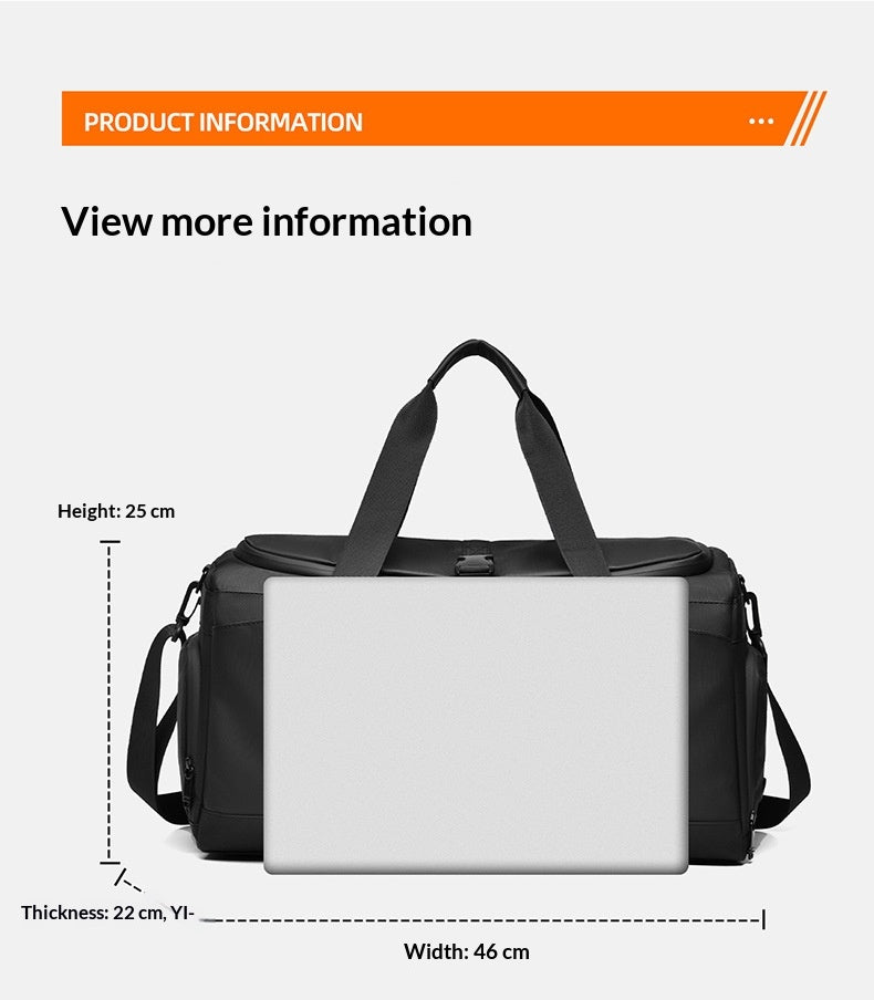 Compact Travel Folding Tote Bag – Wet & Dry Separation