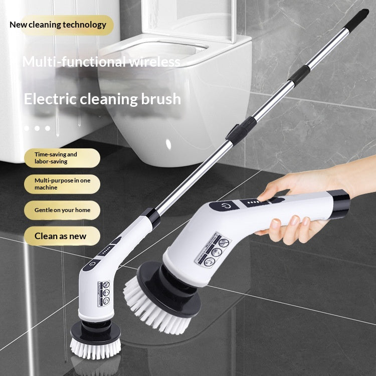Compact Reusable Silicone Dish Brush – 7‑in‑1 Cordless Cleaning Power