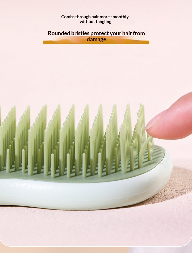 Banana Leaf‑Shaped Adjustable Grooming Comb for Pets