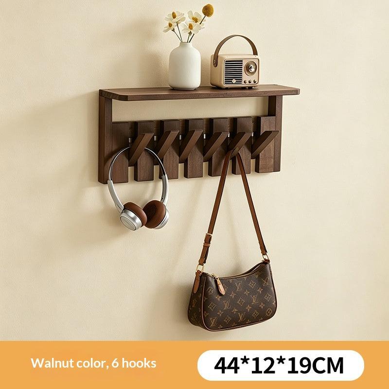 Portable Folding Travel Shoe Rack – Solid Wood Coat Rack with Piano Keys