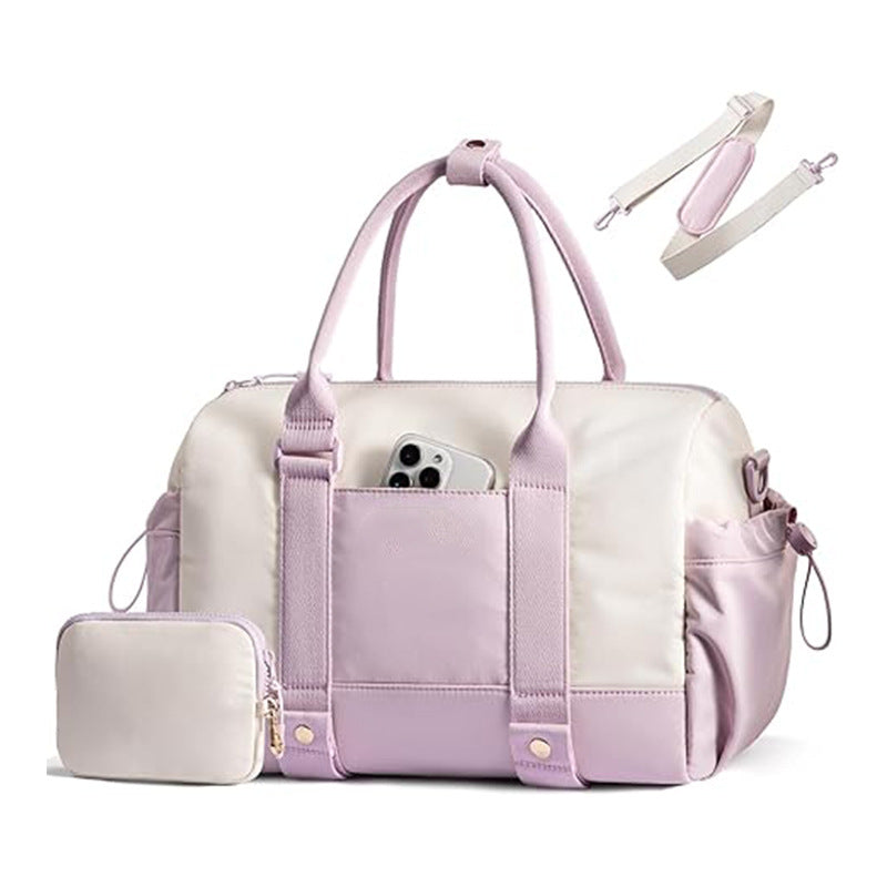 Solid-color Dry-wet Separation Lightweight Travel Bag