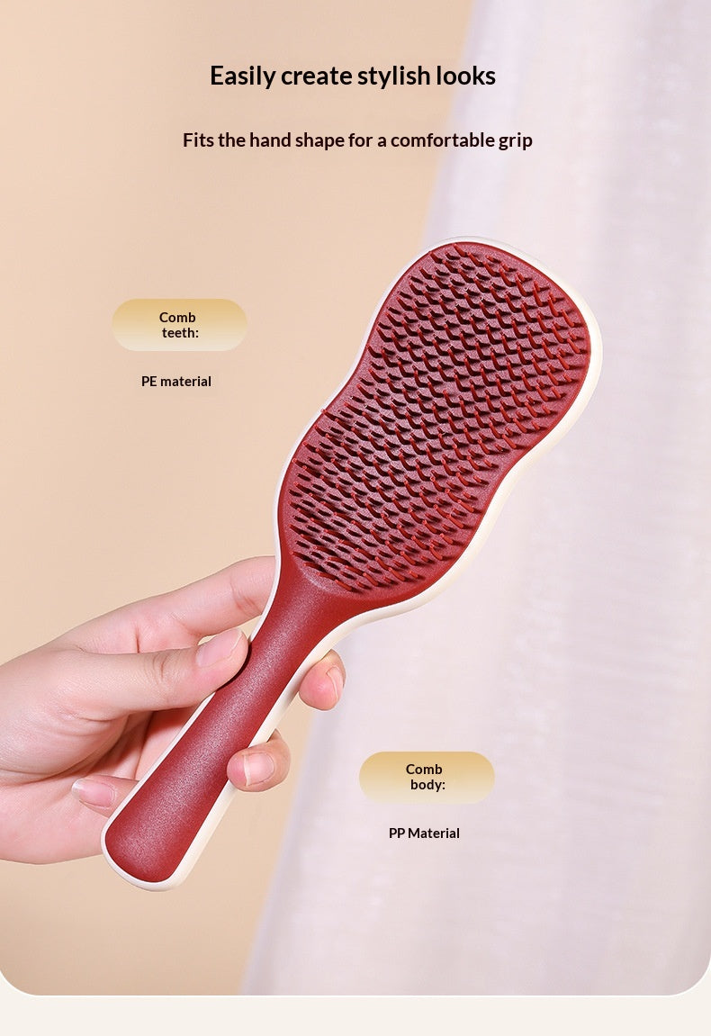 Banana Leaf‑Shaped Adjustable Grooming Comb for Pets
