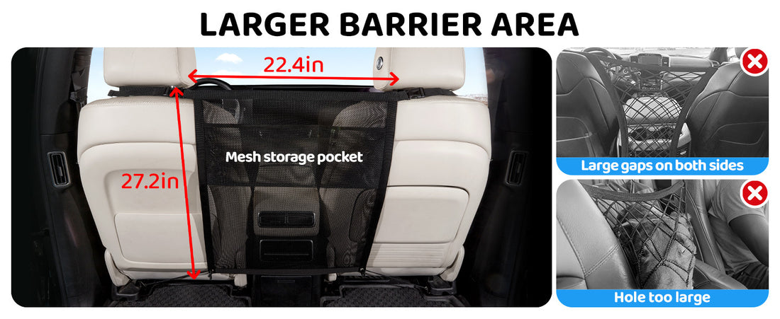 Thickened Rear-Seat Anti-Scratch Pet Barrier For Cars