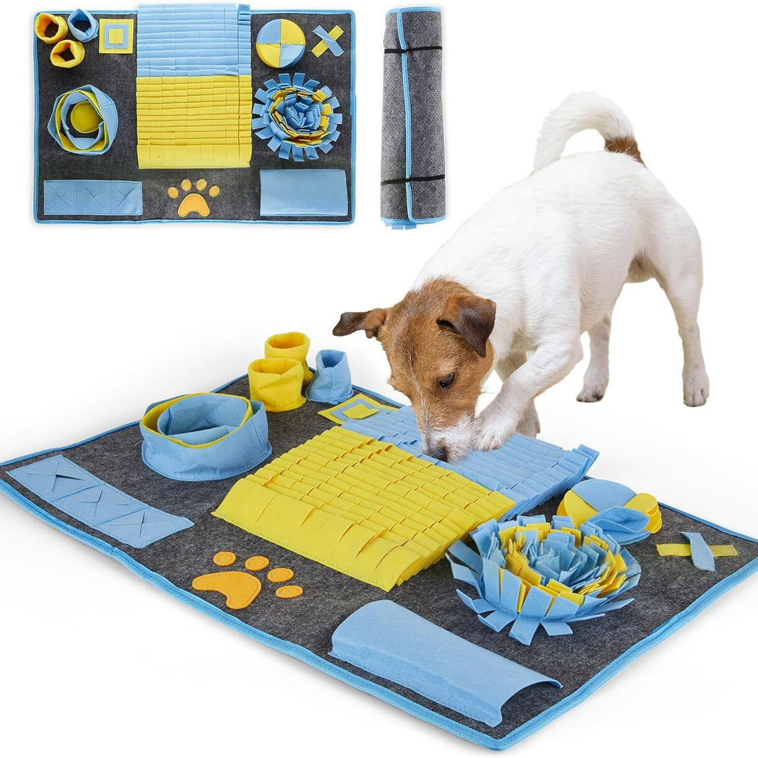 Interactive Pet Dog Sniffing Mat Toy – Ergonomic Foot Exerciser