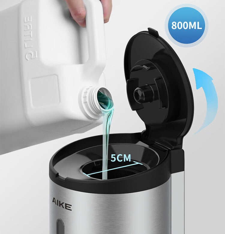 Punch-free Wall-mounted Stainless Steel Sensor Soap Dispenser