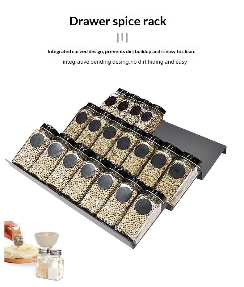 Stackable Bamboo Drawer Organizer - Home Leisure Tiered Storage