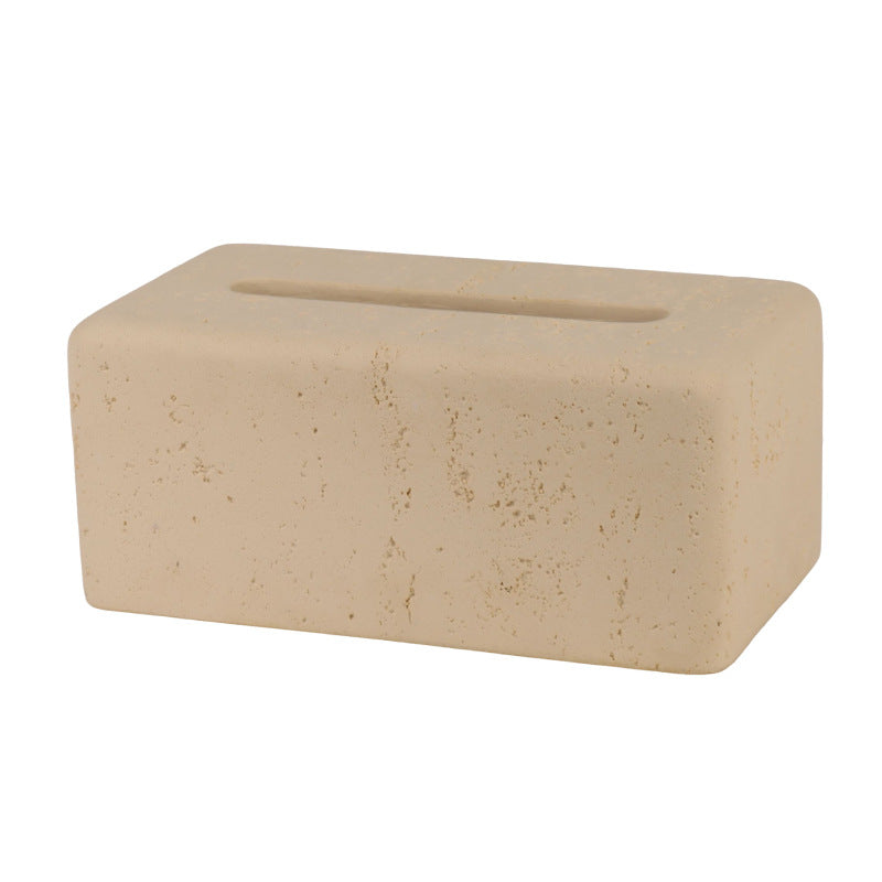 Elegant Limestone Tissue Box – Light Luxury for Living Rooms