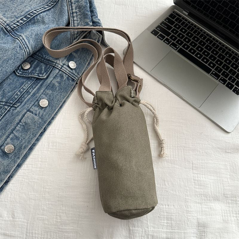 Compact Travel Shoe Bag – Portable Drawstring Water Bottle Tote