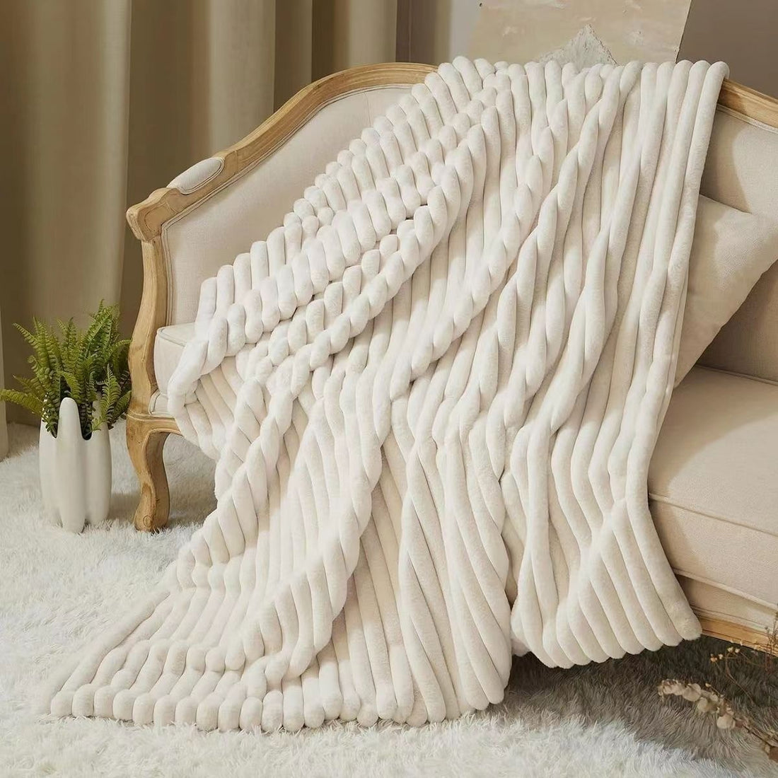 Portable Folding Picnic Blanket – Thick Warm Office Nap & Outdoor Comfort
