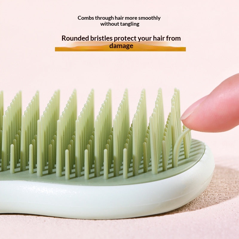 Banana Leaf‑Shaped Adjustable Grooming Comb for Pets