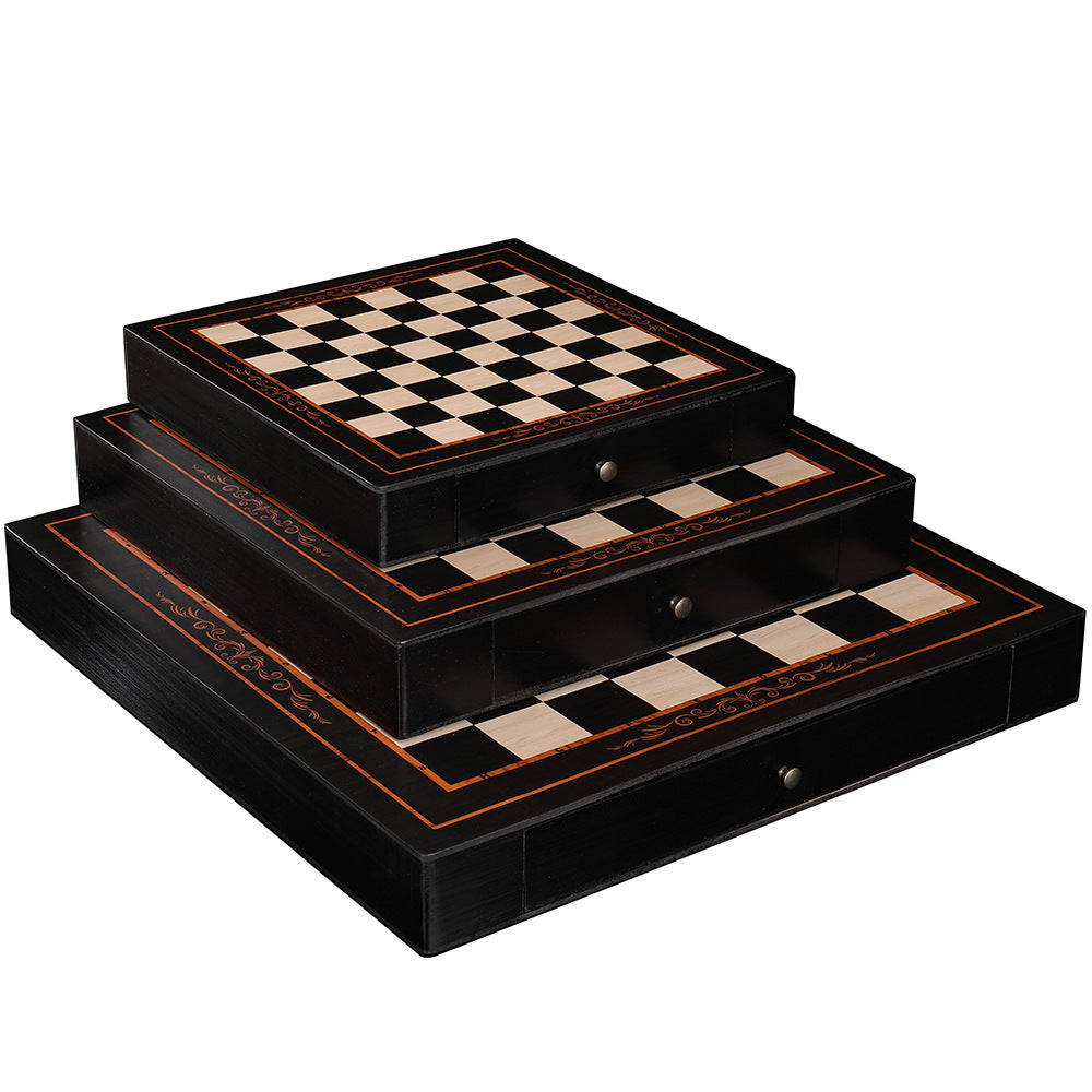 Portable Wooden Chess Set – Bamboo Cutting Board Game