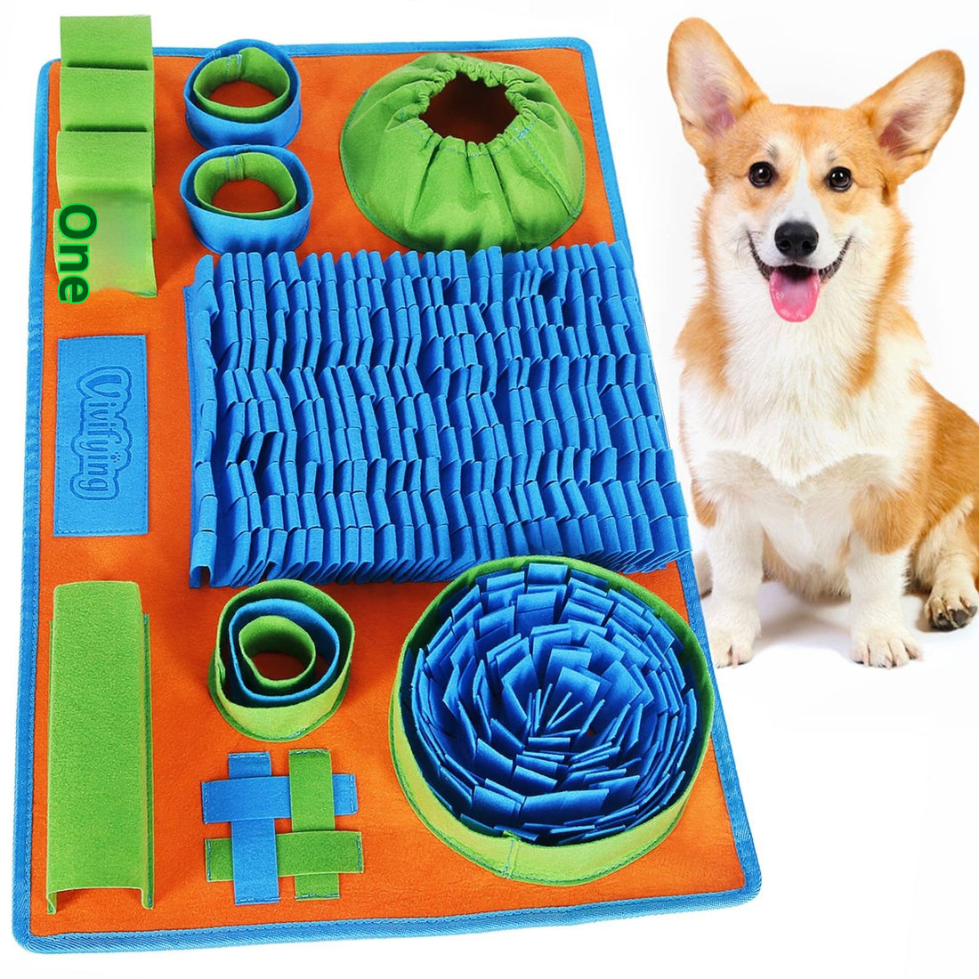 Interactive Pet Dog Sniffing Mat Toy – Ergonomic Foot Exerciser