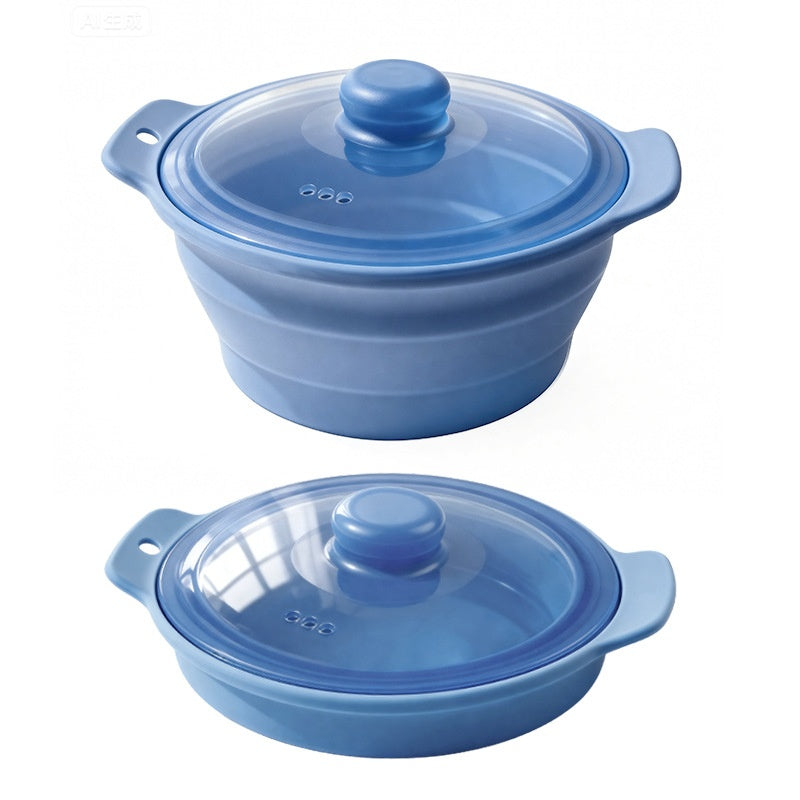 Silicone Foldable Microwave Vegetable Steamer