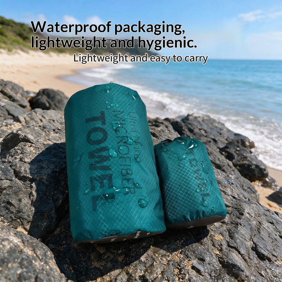 Ultra-Fine Fiber Quick-Drying Compact Travel Microfiber Towel