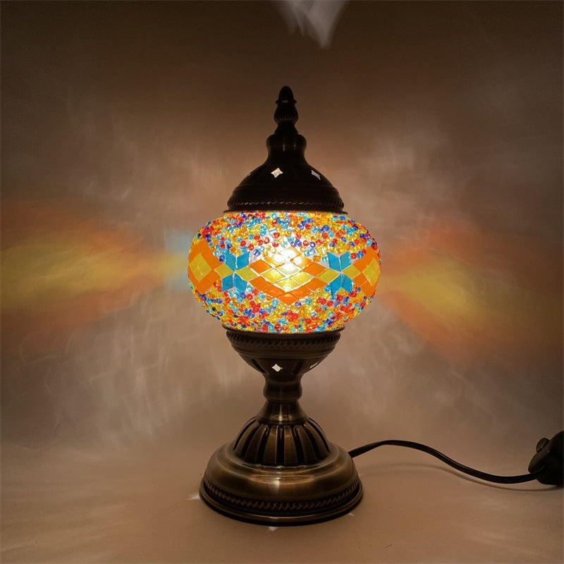Portable Folding Picnic Table Lamp – Retro DIY Creative Table Light