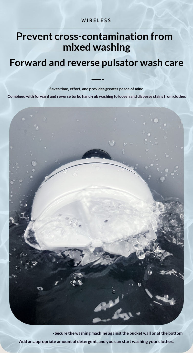Portable Ultrasonic Mini Washer for Socks & Underwear