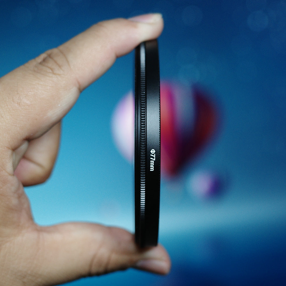 Photography Foreground Blur Filter – Reusable Coffee‑Filter Lens Accessory
