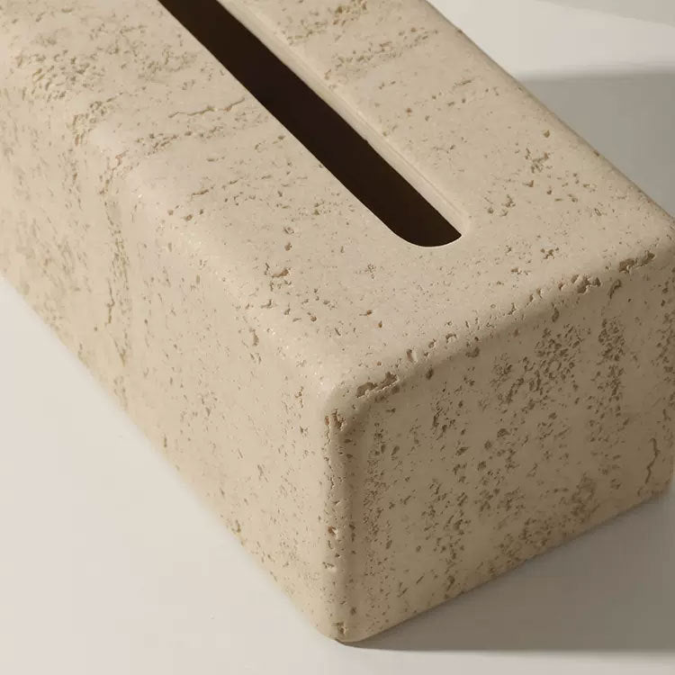 Cream‑Style Collapsible Tissue Box – Personalised Desktop Essentials