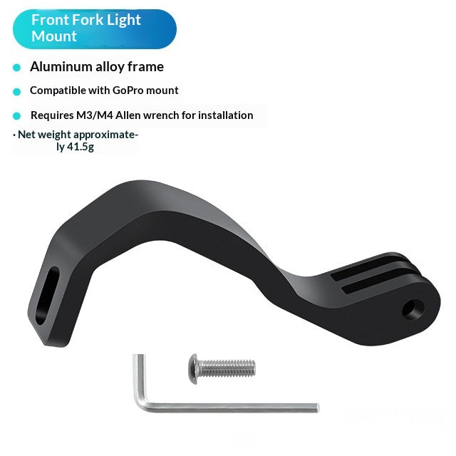 Aluminum Alloy Folding Bike Action Camera Mount