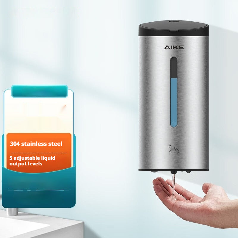 Punch-free Wall-mounted Stainless Steel Sensor Soap Dispenser