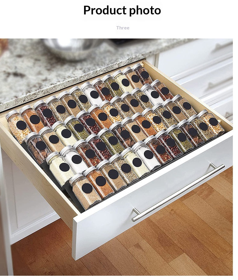 Stackable Bamboo Drawer Organizer - Home Leisure Tiered Storage