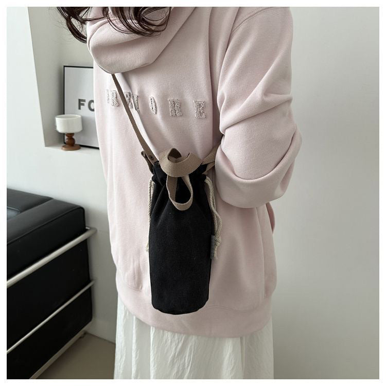 Compact Travel Shoe Bag – Portable Drawstring Water Bottle Tote
