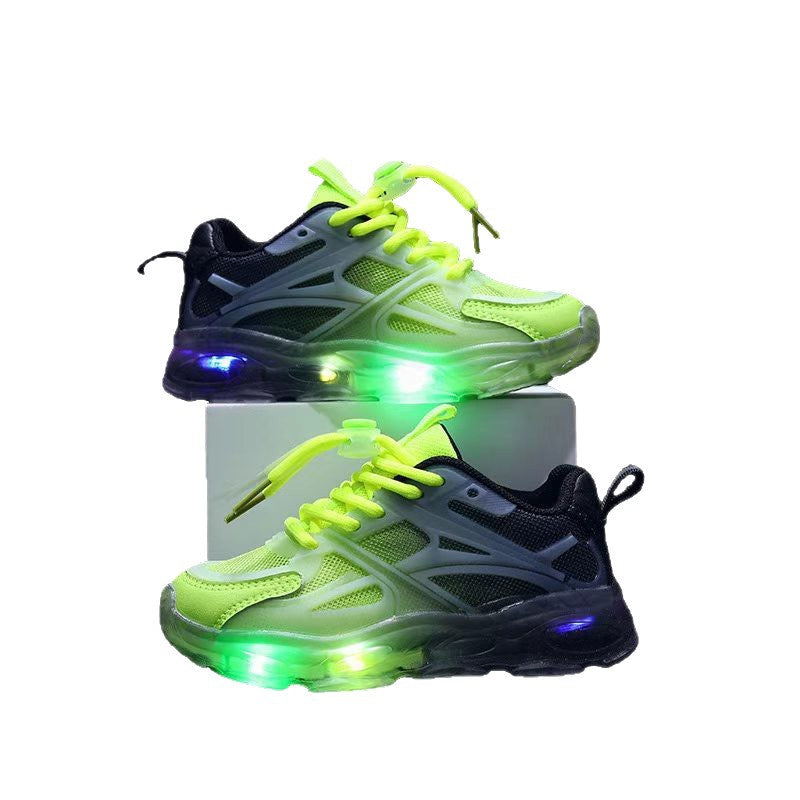 Compact Portable Book Light for Boys – Breathable Bright Mesh Shoes