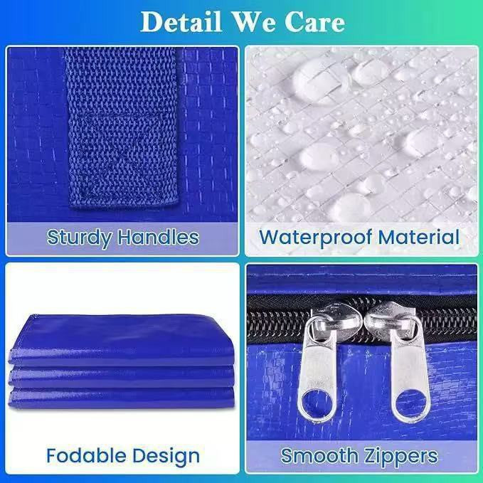 Large Capacity Thick PE Woven Moving Storage Bag