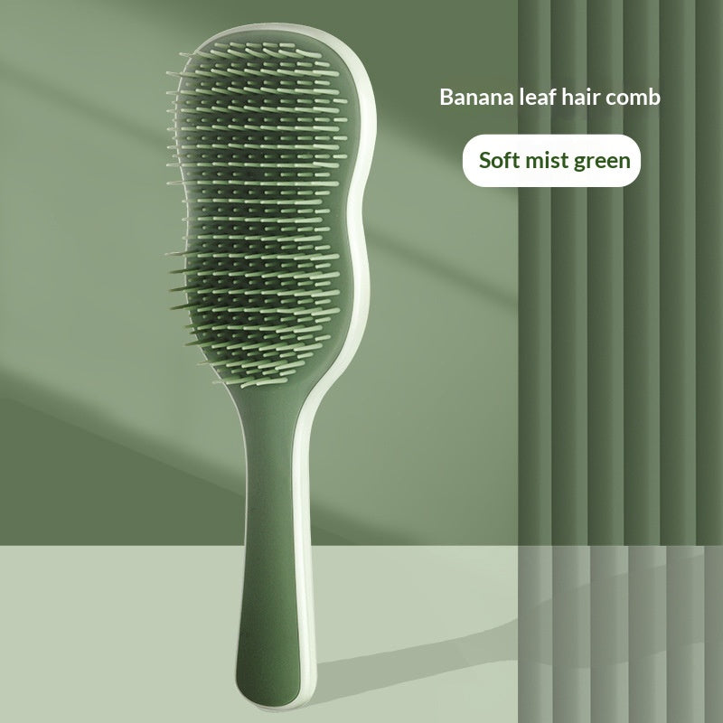 Banana Leaf‑Shaped Adjustable Grooming Comb for Pets
