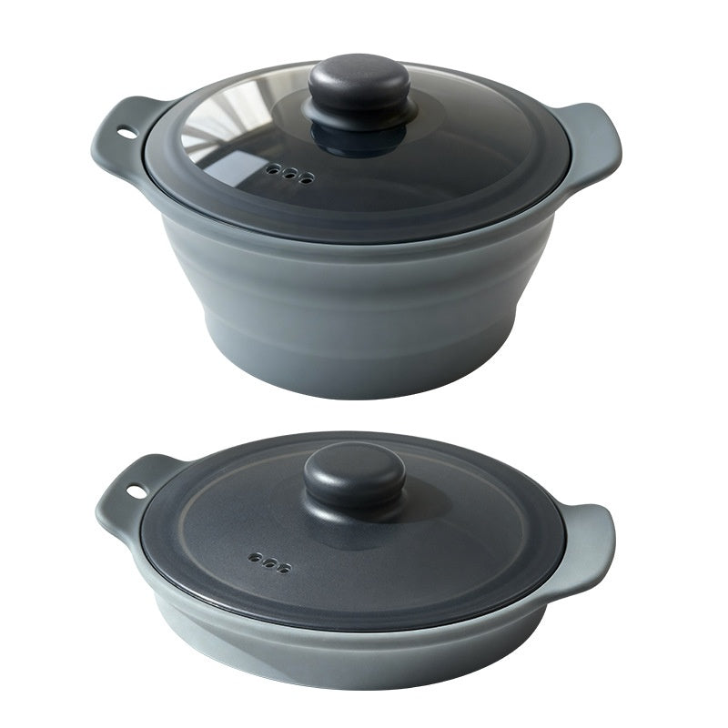 Silicone Foldable Microwave Vegetable Steamer