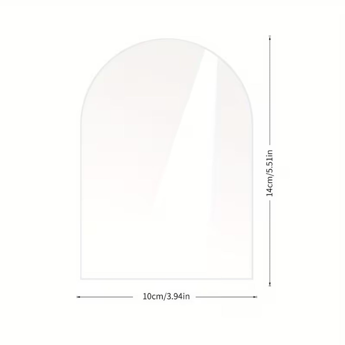 Clear Acrylic Table Card Stand – Adjustable Laptop Display