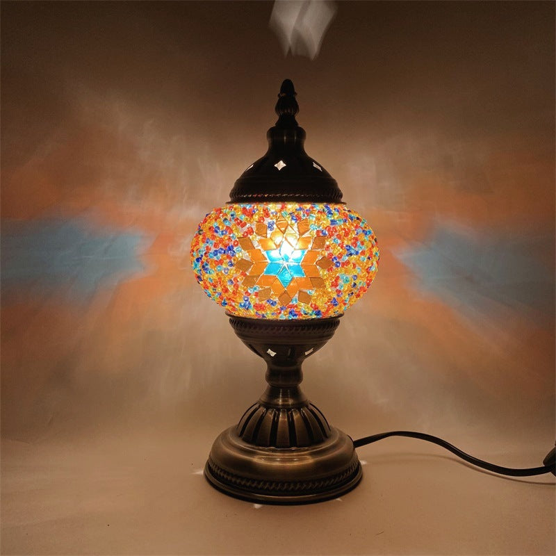 Portable Folding Picnic Table Lamp – Retro DIY Creative Table Light