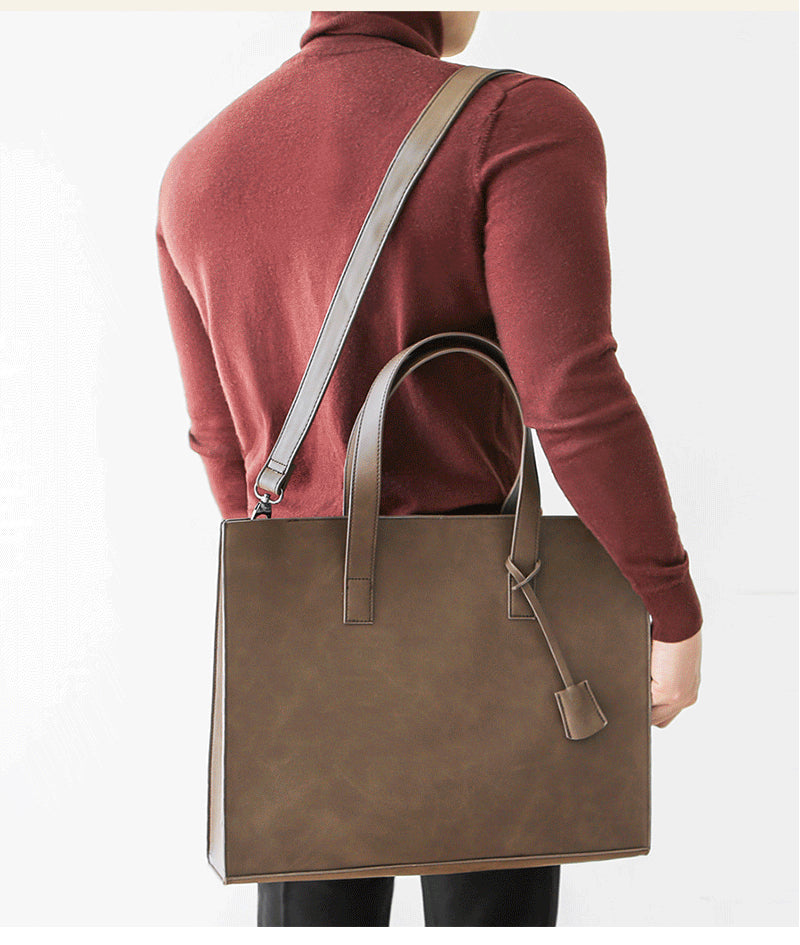 Stylish Multi-Use Folding Crossbody Tote for Men