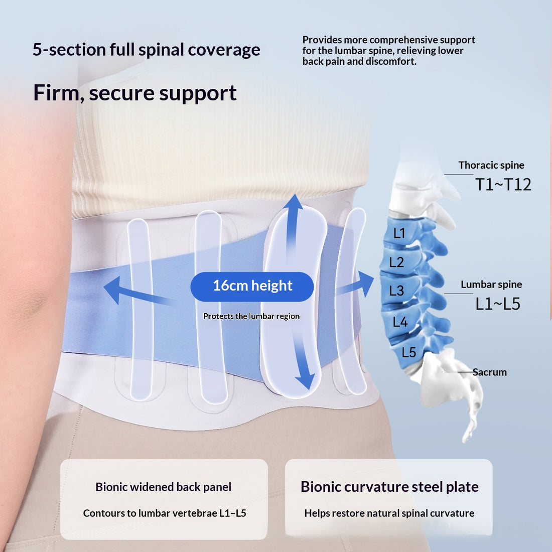 Comfortable Women's Breathable Waist Support Belt