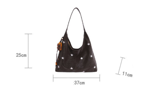 Five-Pointed Star Commuter Tote – Compact Reusable Shopping Bag