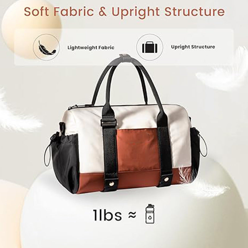 Solid-color Dry-wet Separation Lightweight Travel Bag