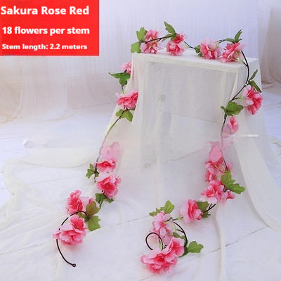 Artificial Cherry Blossom Vines – Elegant Home & Wedding Decor