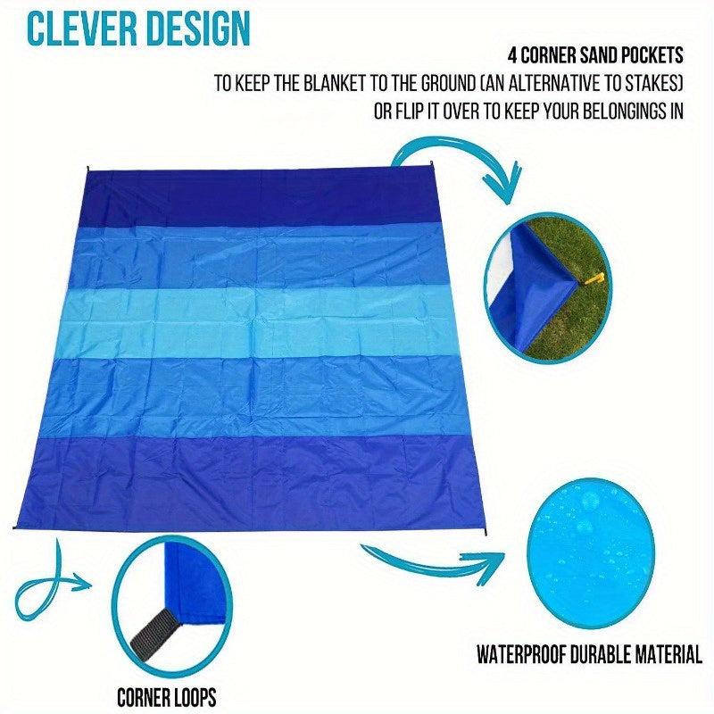 Extra Large Sandproof Waterproof Beach Blanket
