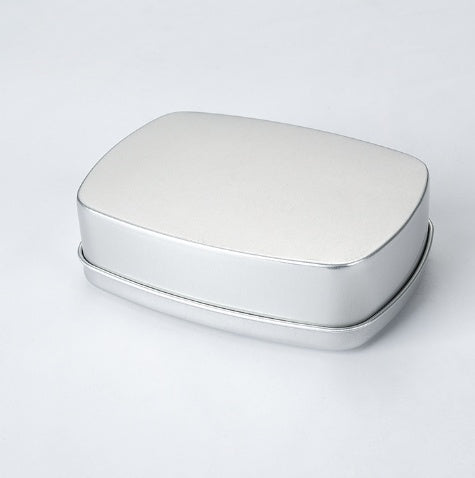 Portable Silicone Food Cover – 150ml Square Aluminum Box Handy Soap Box