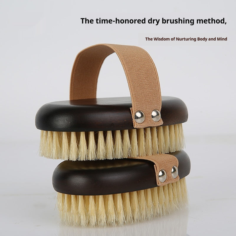 Ergonomic Pet Grooming Brush – Pig Bristle Dry Body Soft Brush